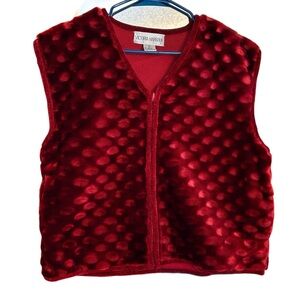 Red Fleece Vest